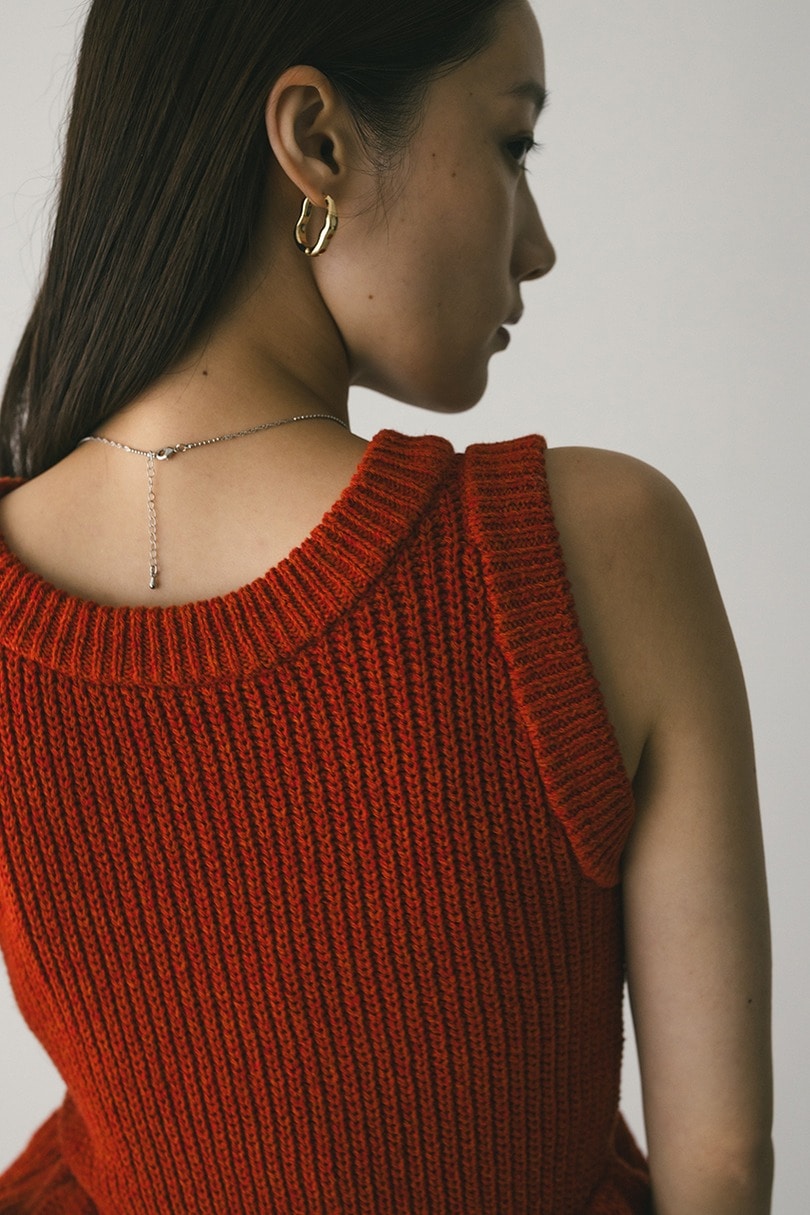 2WAYペプラムニットタンク 詳細画像 ORG 11