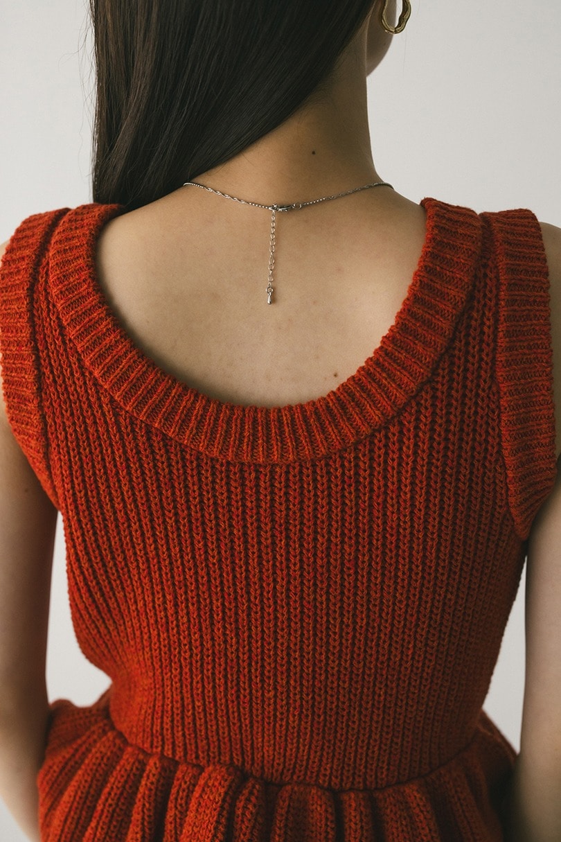 2WAYペプラムニットタンク 詳細画像 ORG 13