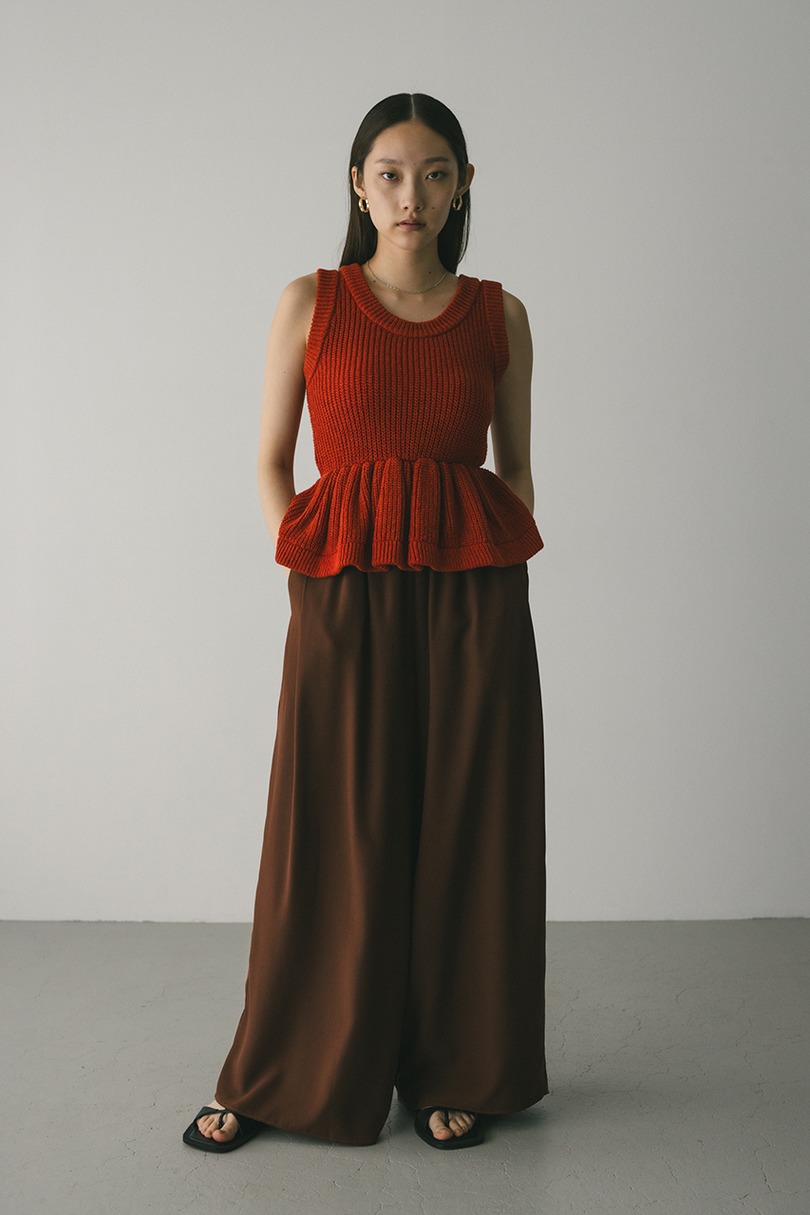 2WAYペプラムニットタンク 詳細画像 ORG 2