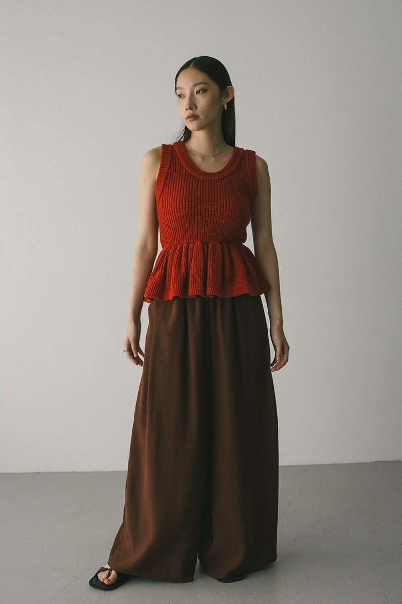 2WAYペプラムニットタンク 詳細画像 ORG 3