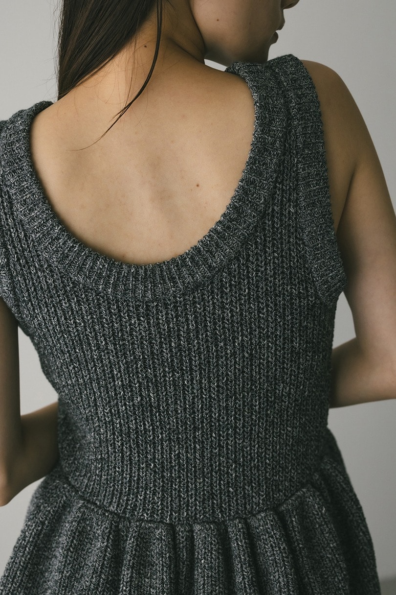 2WAYペプラムニットタンク 詳細画像 GRY 9