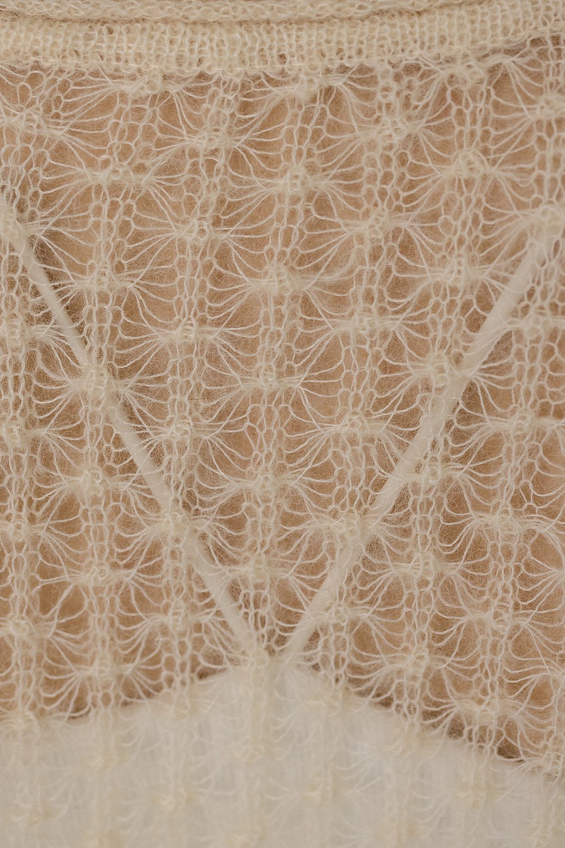 2WAYモヘアミックスリボンニット 詳細画像 IVOY 10