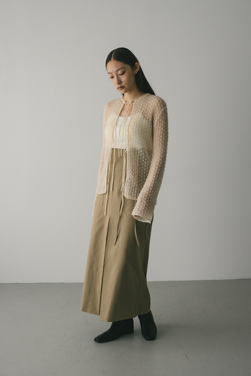 2WAYモヘアミックスリボンニット 詳細画像 IVOY 2