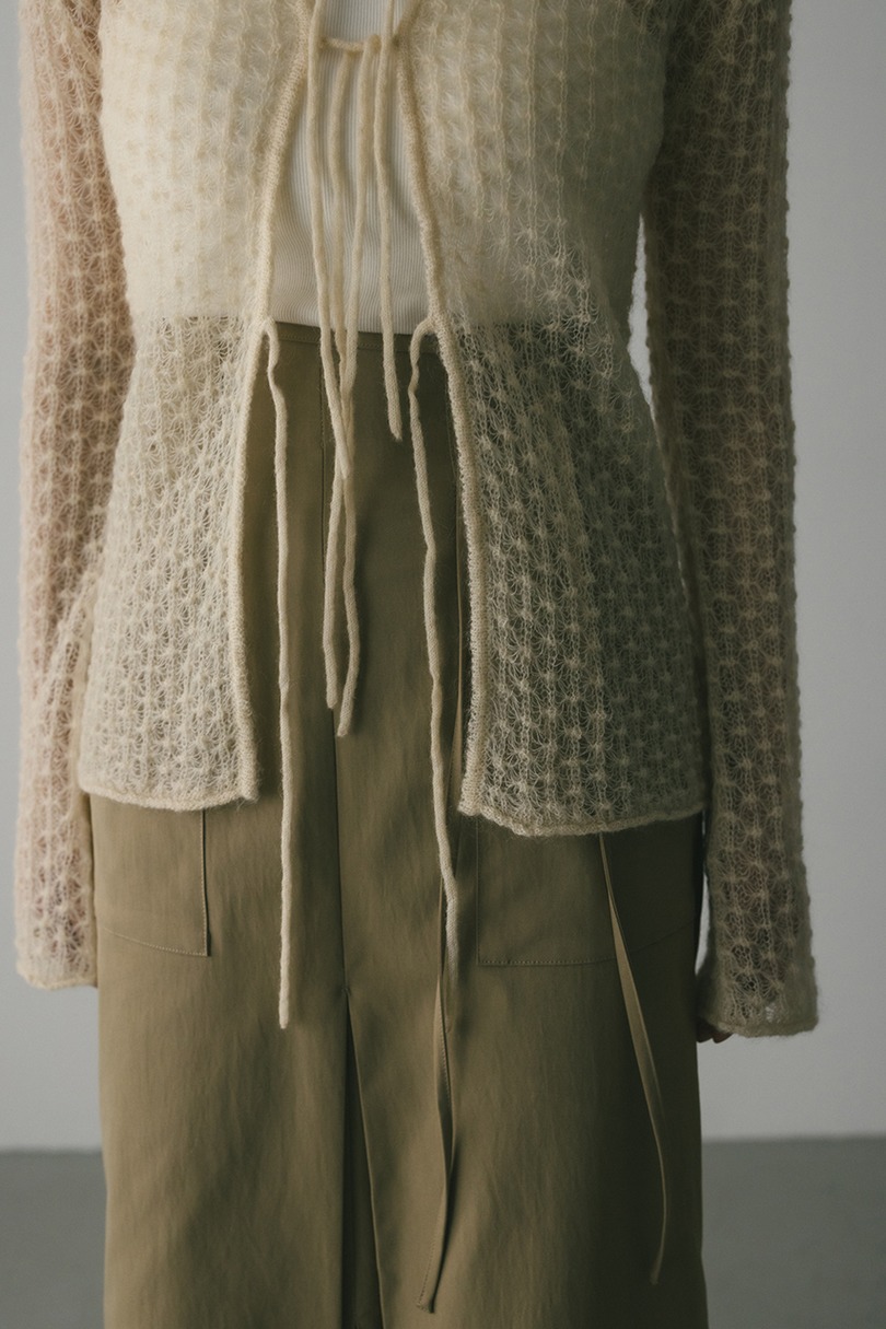 2WAYモヘアミックスリボンニット 詳細画像 IVOY 6