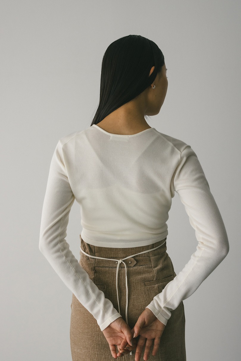 マルチWAYストリングショートニット