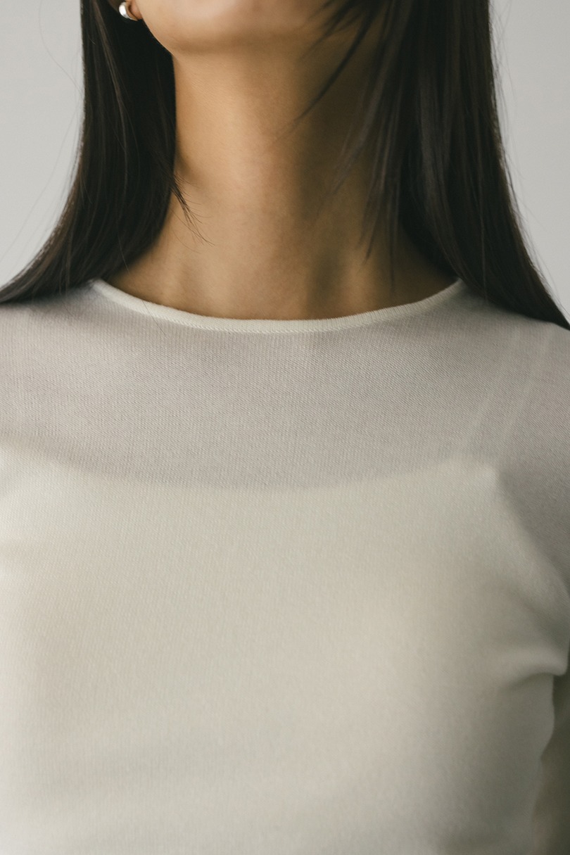 マルチWAYストリングショートニット 詳細画像 WHT 7