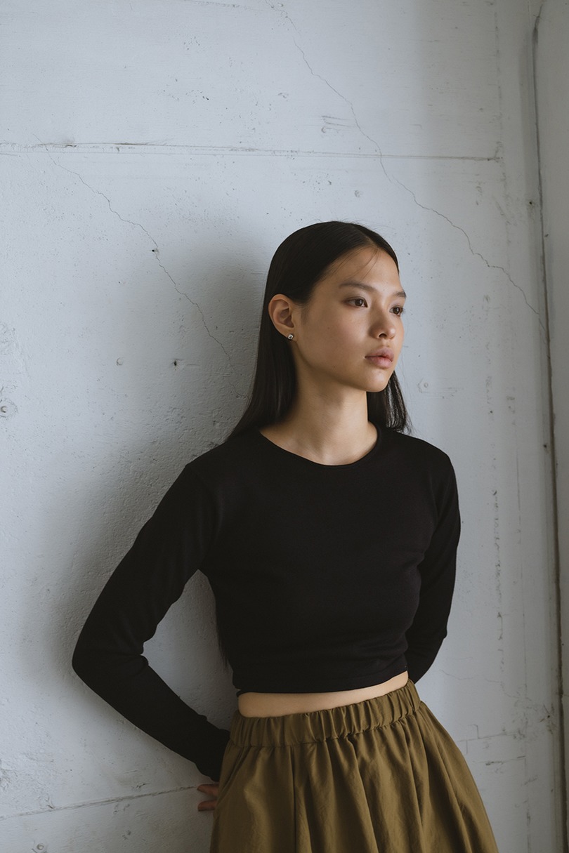 マルチWAYストリングショートニット 詳細画像 BLK 4