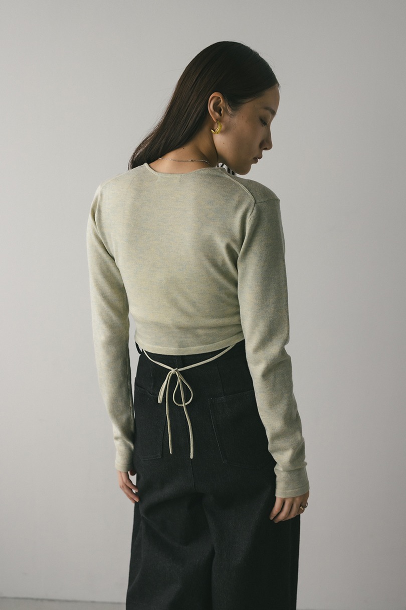 マルチWAYストリングショートニット