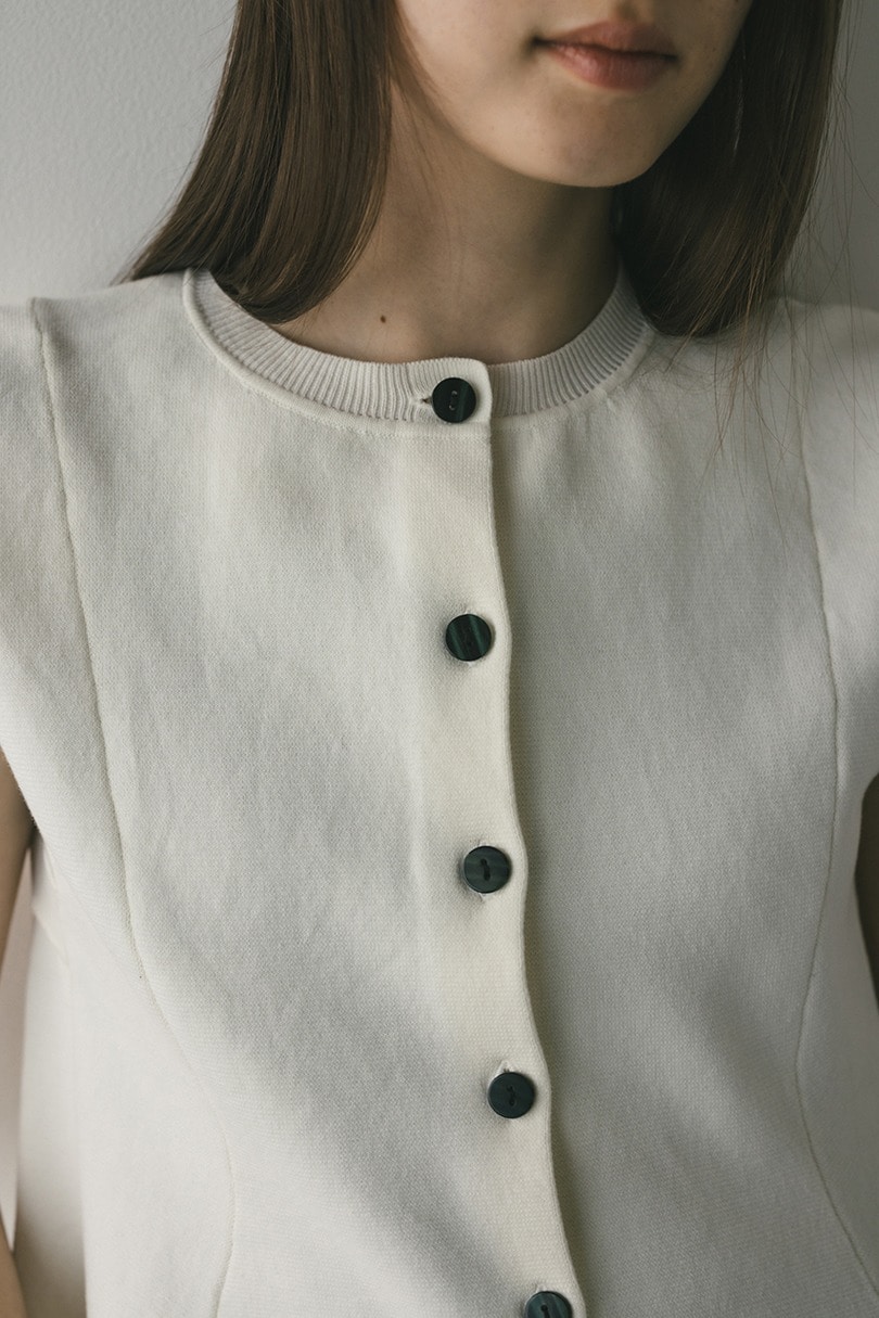 ドライニットフレアベスト 詳細画像 WHT 6