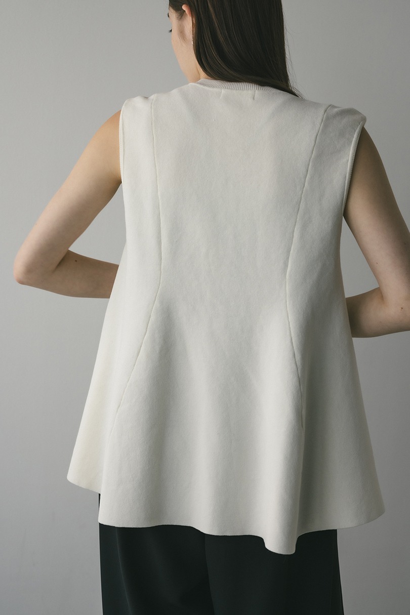 ドライニットフレアベスト 詳細画像 WHT 8