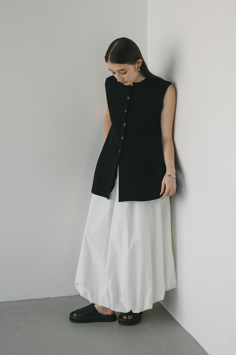 ドライニットフレアベスト 詳細画像 BLK 2