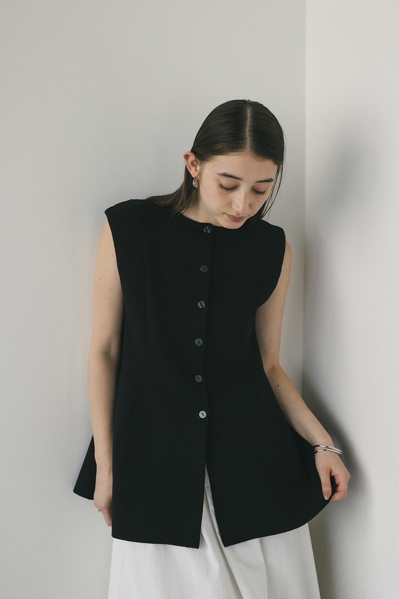 ドライニットフレアベスト 詳細画像 BLK 4