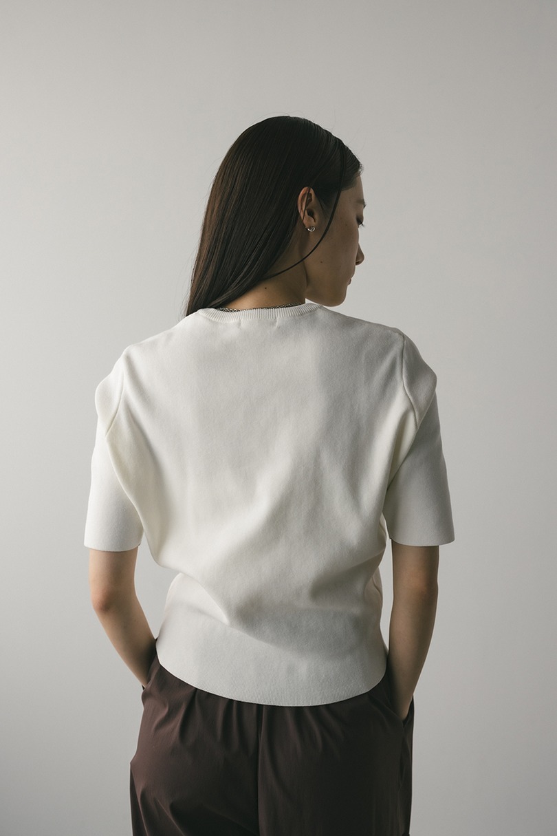 フォルムスリーブニットT 詳細画像 WHT 4