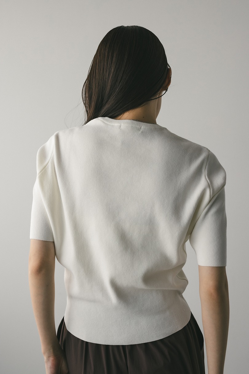 フォルムスリーブニットT 詳細画像 WHT 5