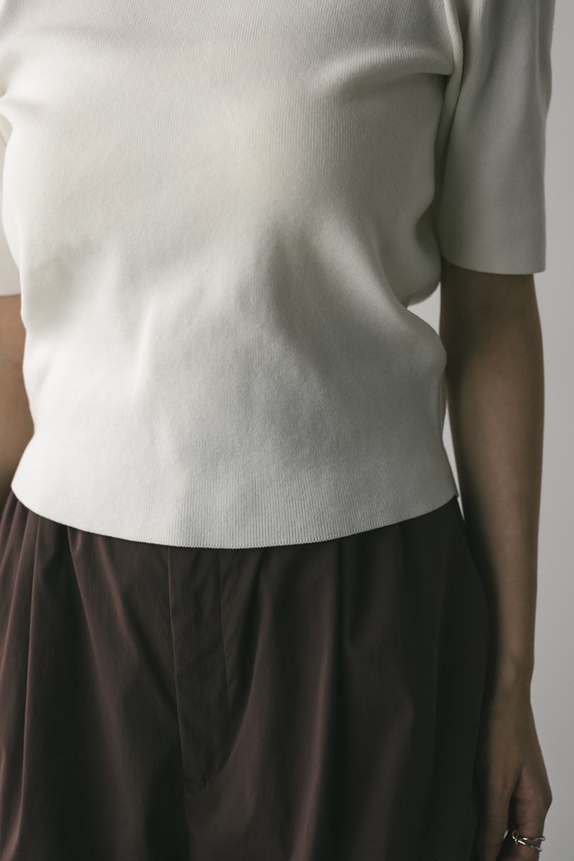 フォルムスリーブニットT 詳細画像 WHT 8