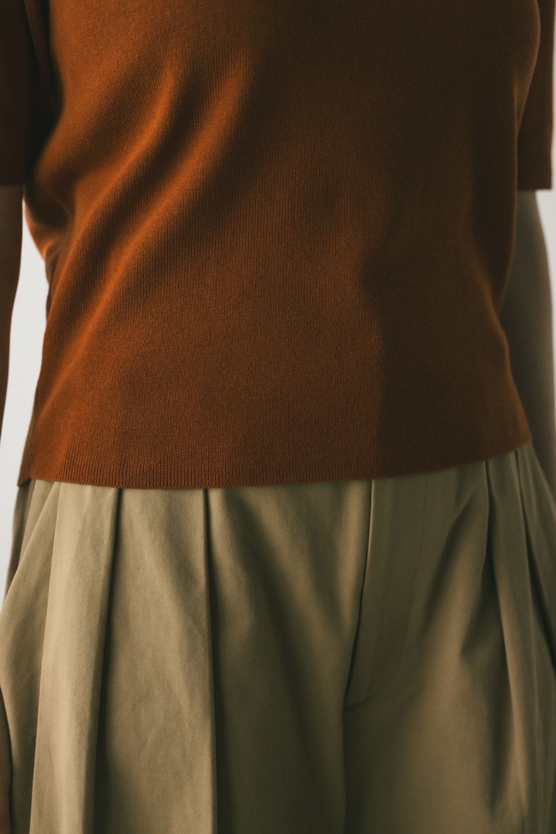 フォルムスリーブニットT 詳細画像 D/ORG 12