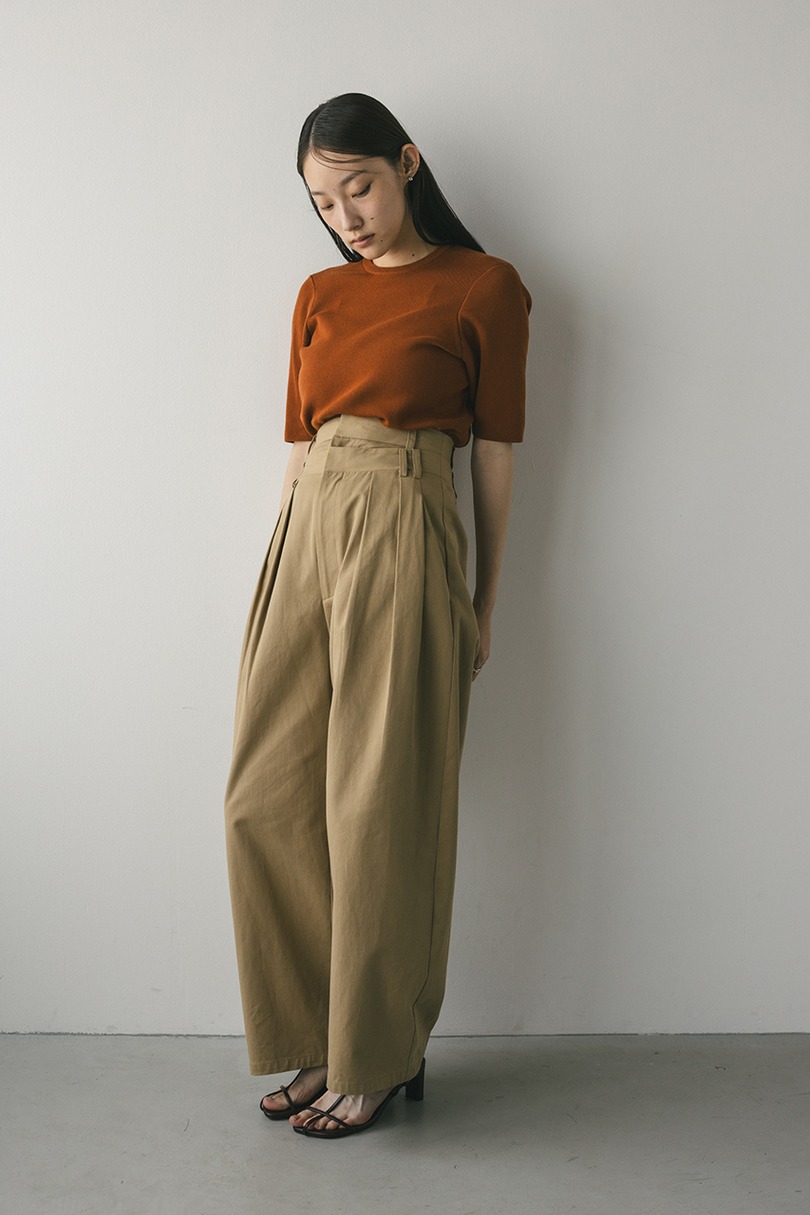 フォルムスリーブニットT 詳細画像 D/ORG 2