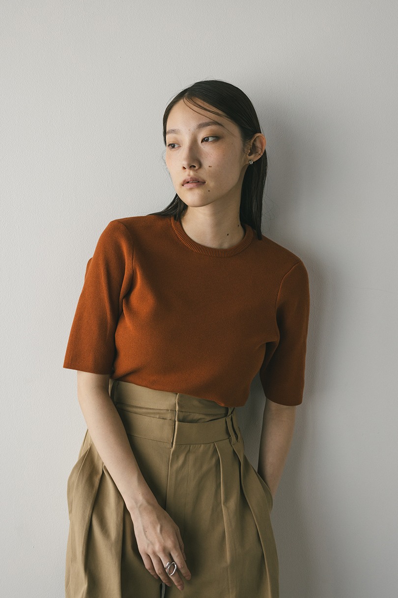 フォルムスリーブニットT 詳細画像 D/ORG 3