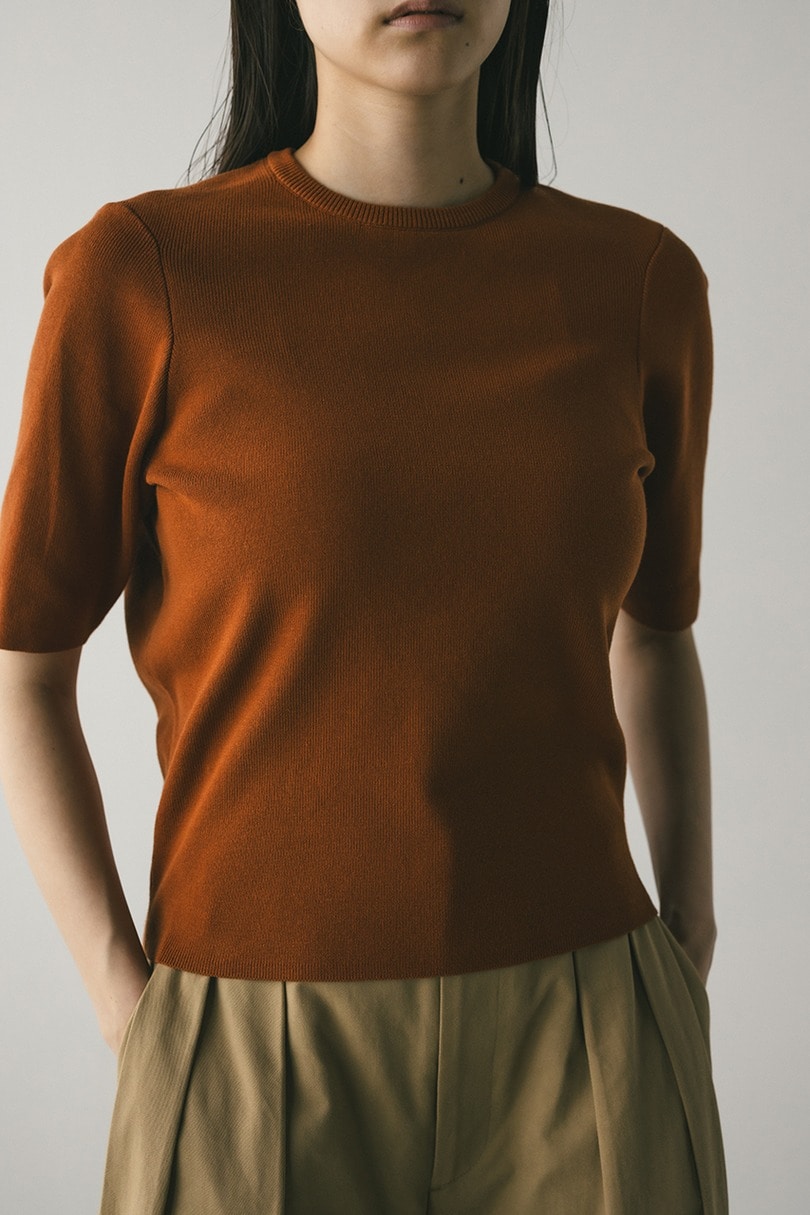 フォルムスリーブニットT 詳細画像 D/ORG 6