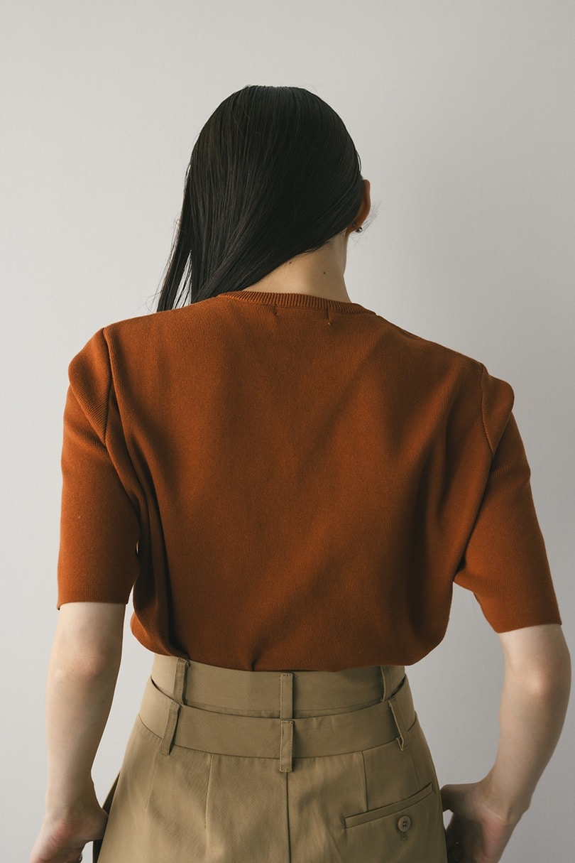 フォルムスリーブニットT 詳細画像 D/ORG 7