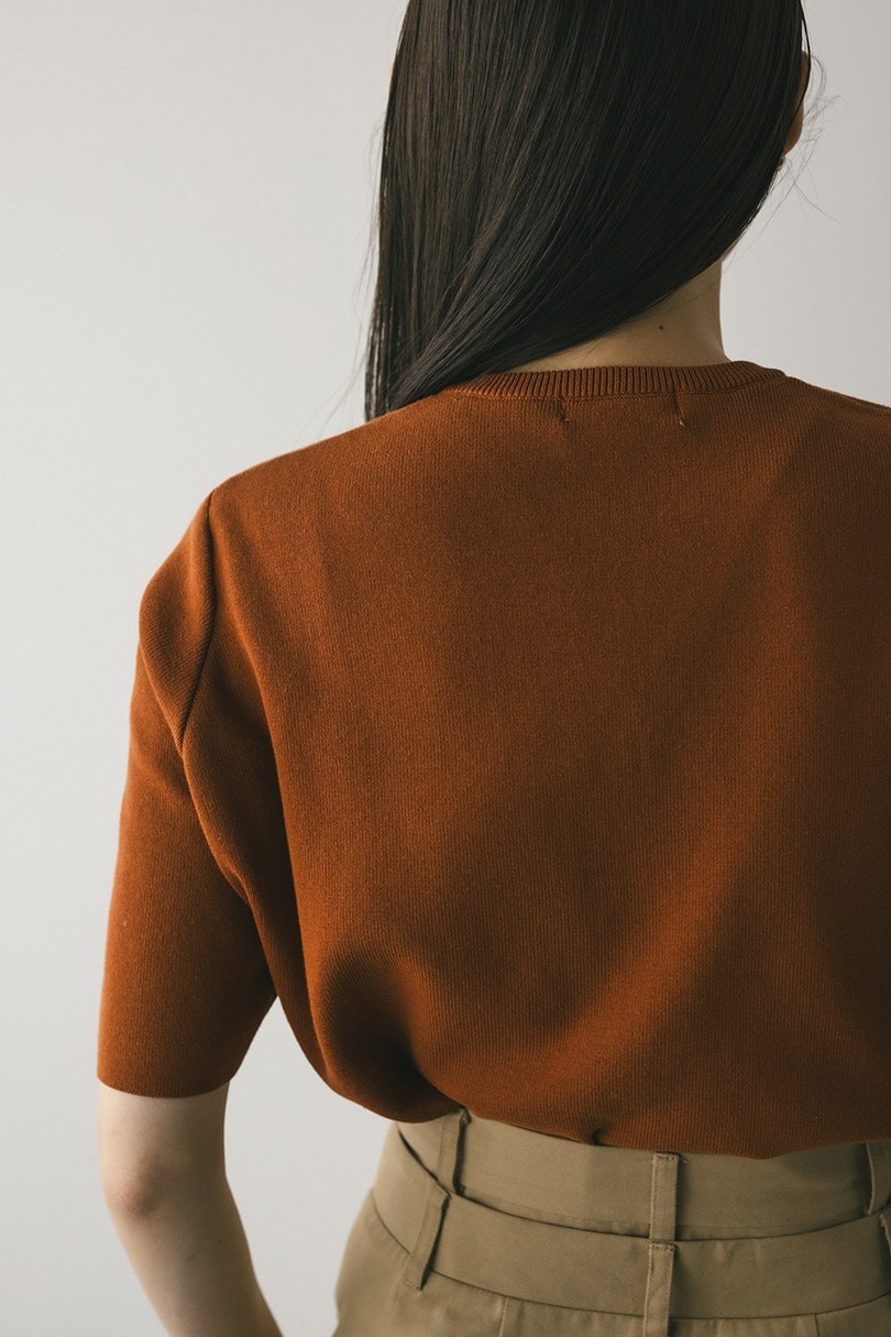 フォルムスリーブニットT 詳細画像 D/ORG 8