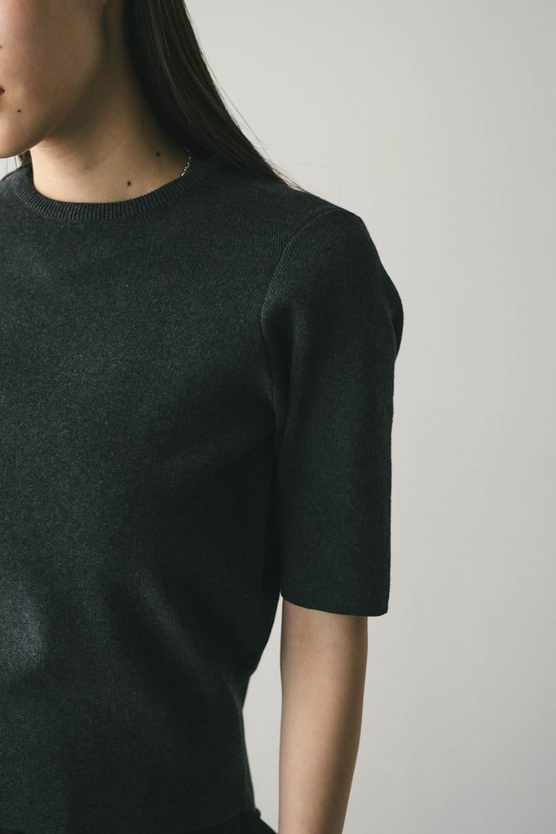 フォルムスリーブニットT 詳細画像 GRY 5