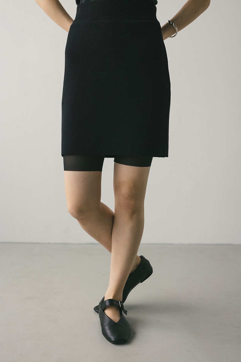 チュールレイヤーバイカーパンツ 詳細画像 BLK 4