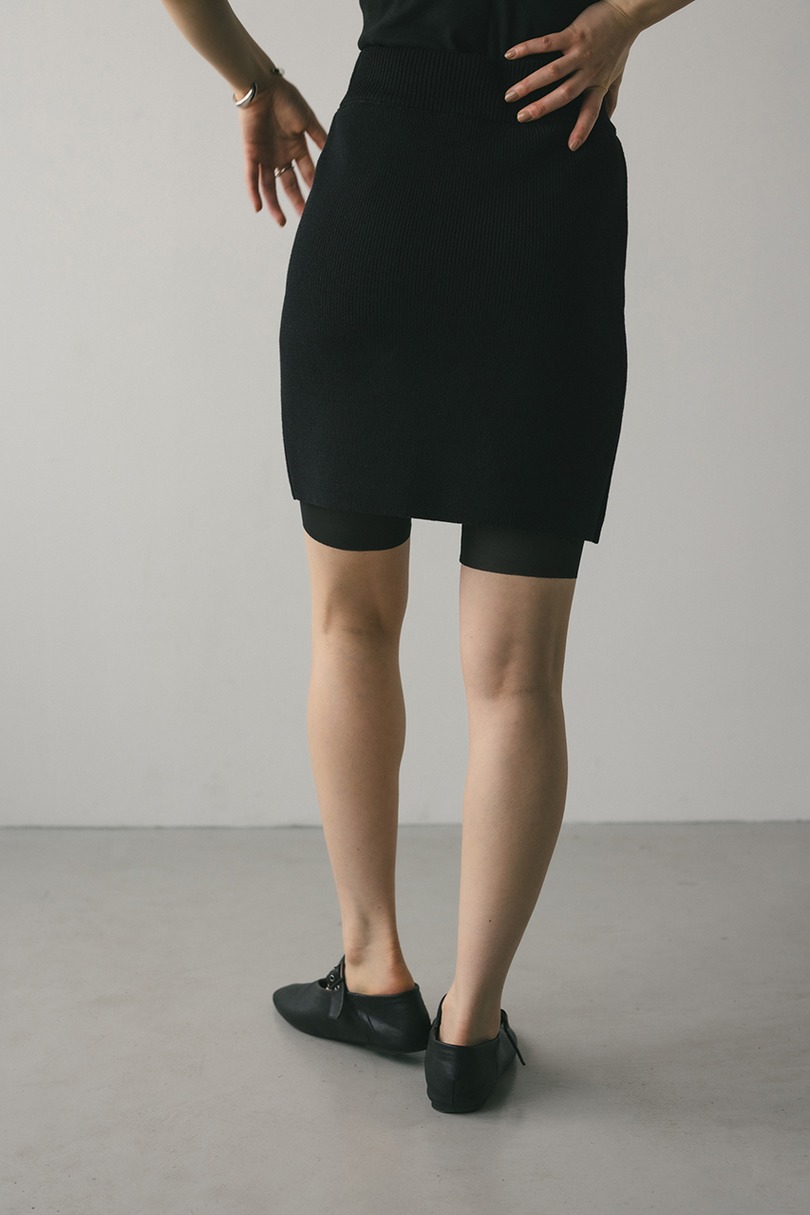 チュールレイヤーバイカーパンツ 詳細画像 BLK 5