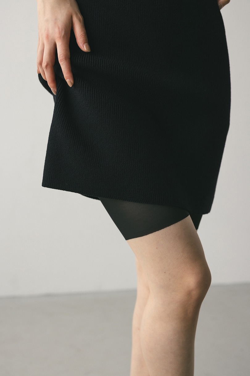 チュールレイヤーバイカーパンツ 詳細画像 BLK 6