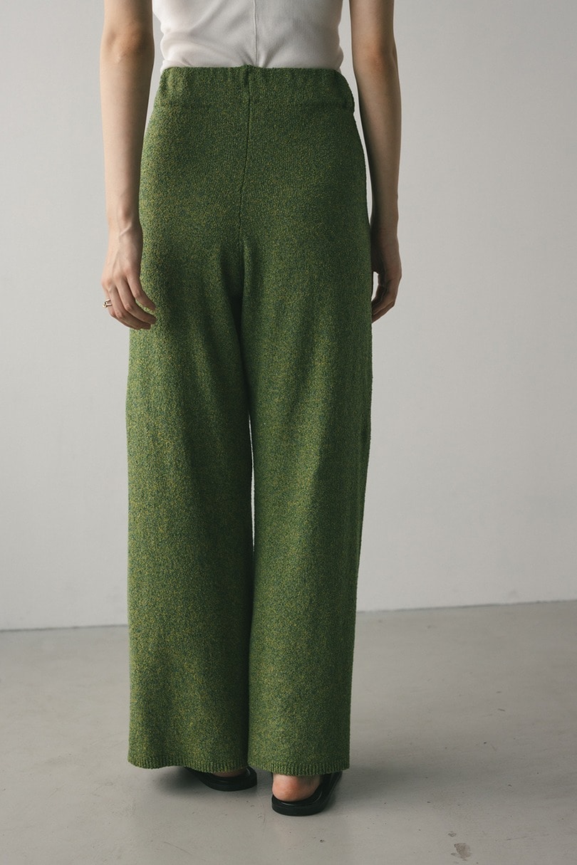 リラックスパイルニットパンツ 詳細画像 GRN 6