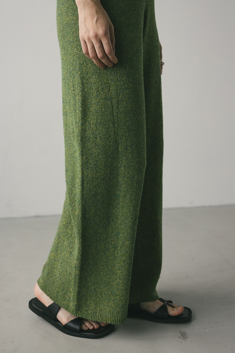 リラックスパイルニットパンツ 詳細画像 GRN 8