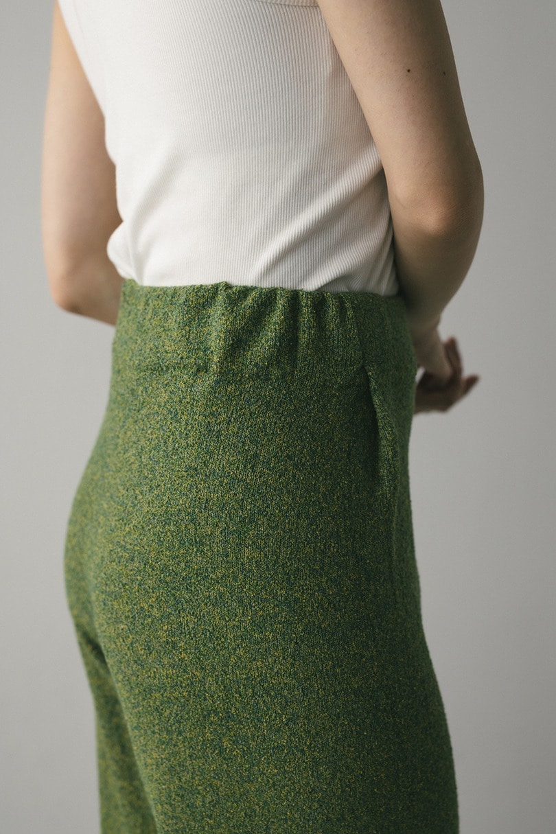 リラックスパイルニットパンツ 詳細画像 GRN 9