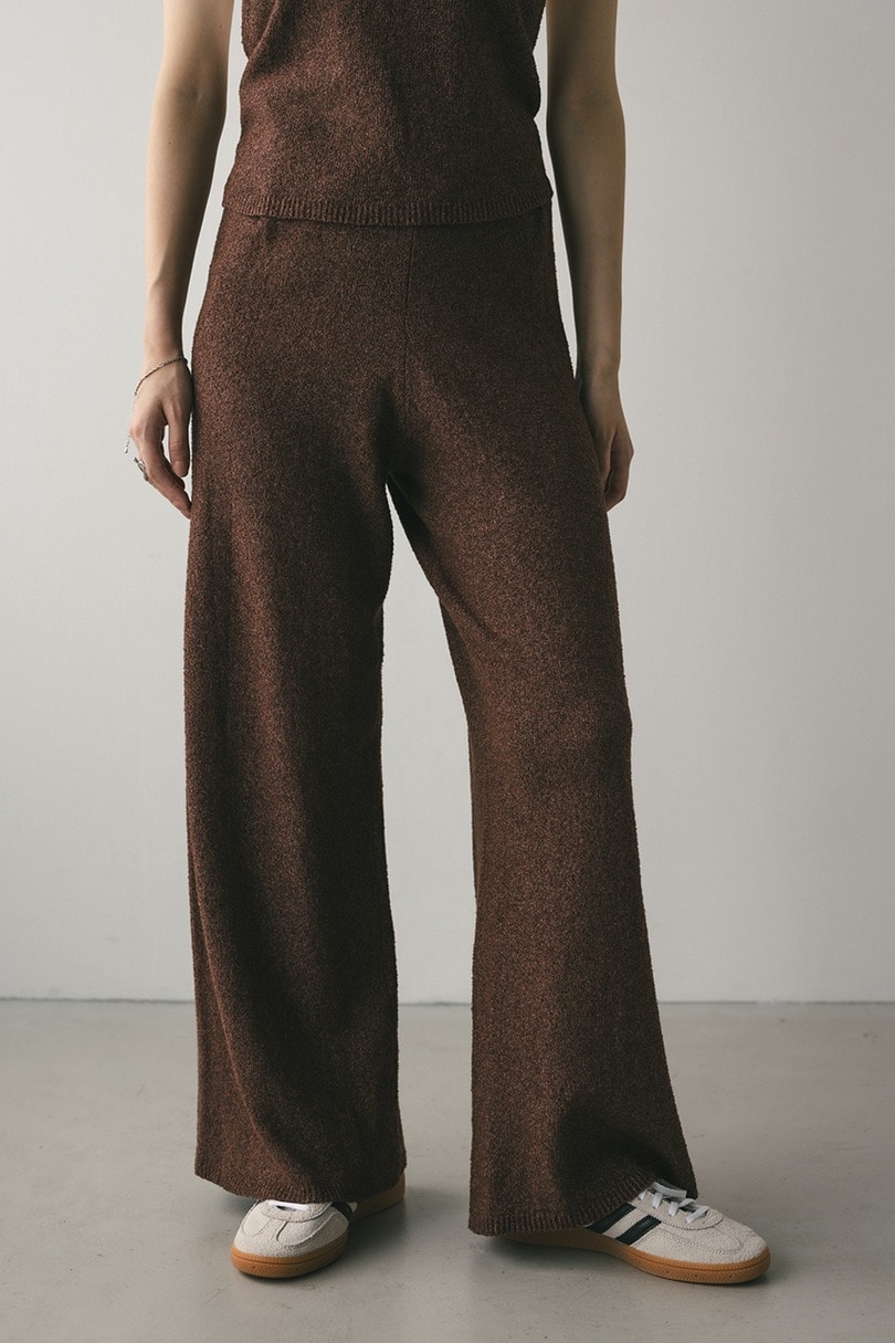 リラックスパイルニットパンツ