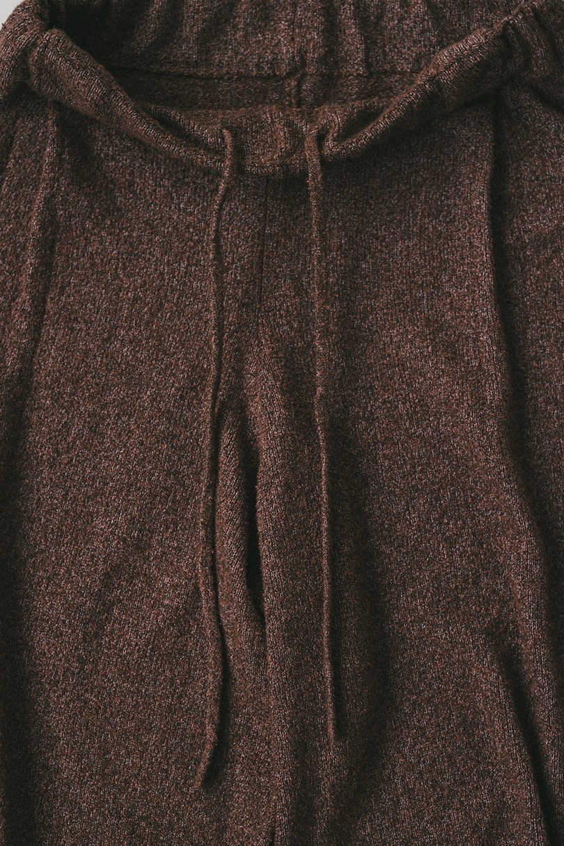 リラックスパイルニットパンツ 詳細画像 BRN 9