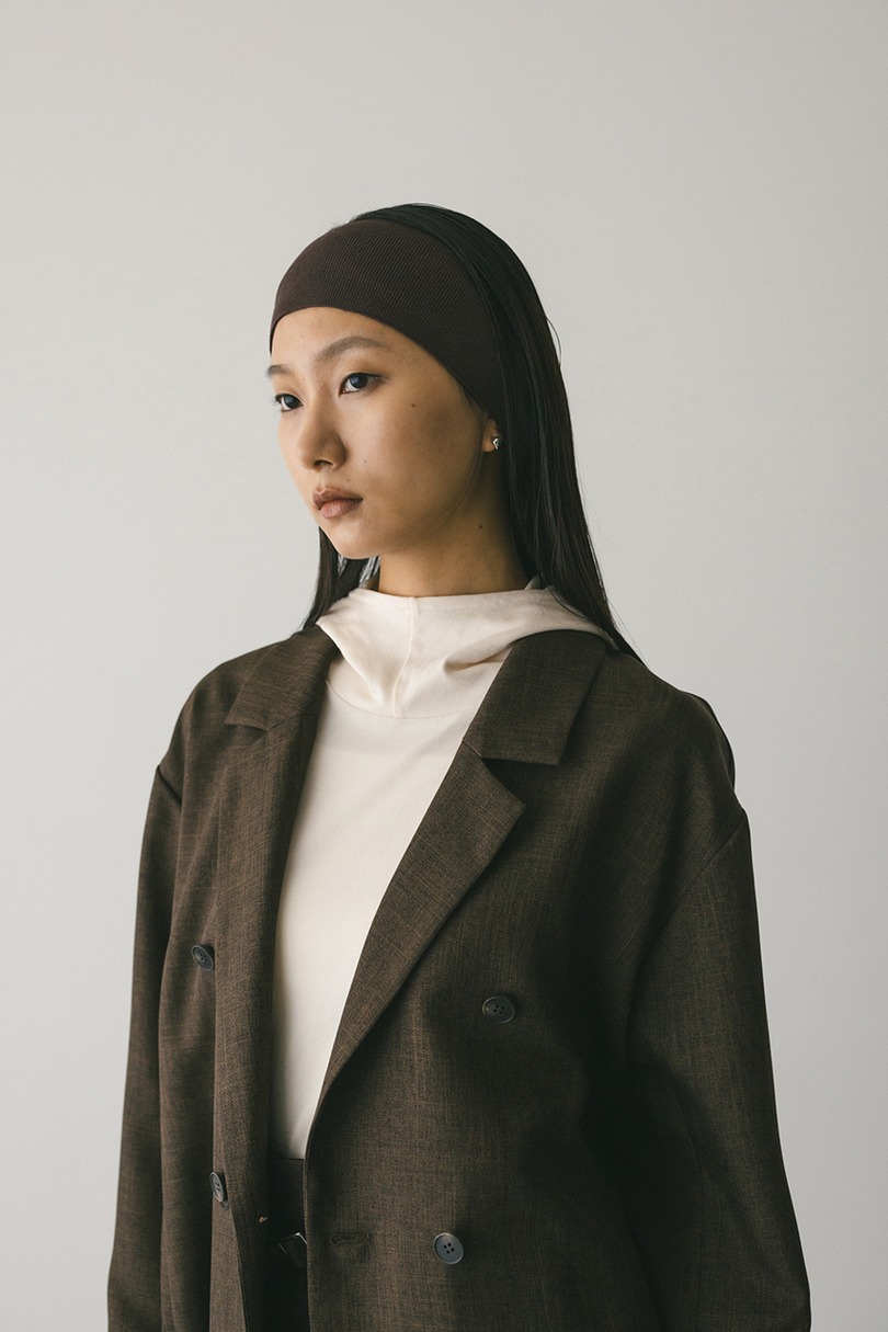 ニットターバン 詳細画像 BRN 2