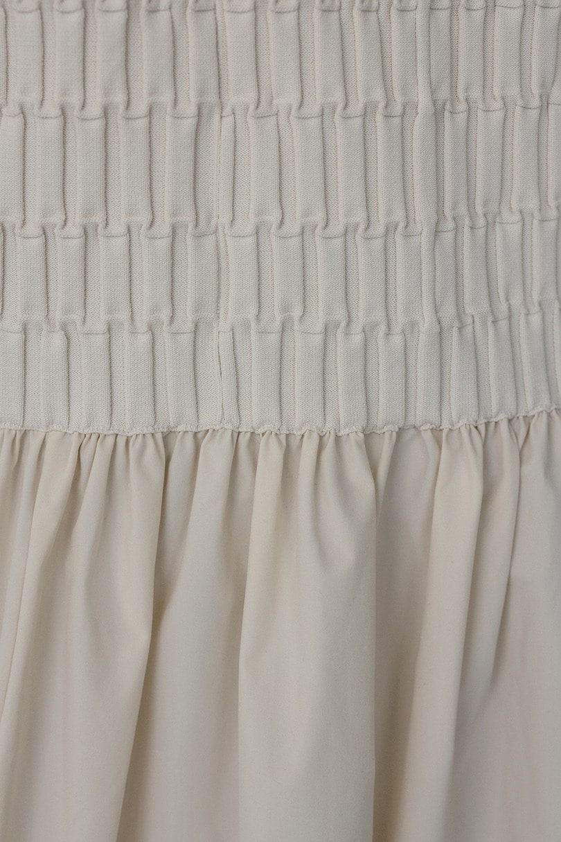 クロシェドッキングティアードワンピース 詳細画像 WHT 11