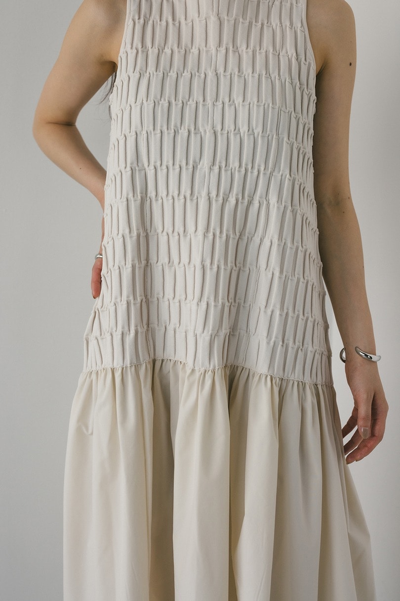 クロシェドッキングティアードワンピース 詳細画像 WHT 8