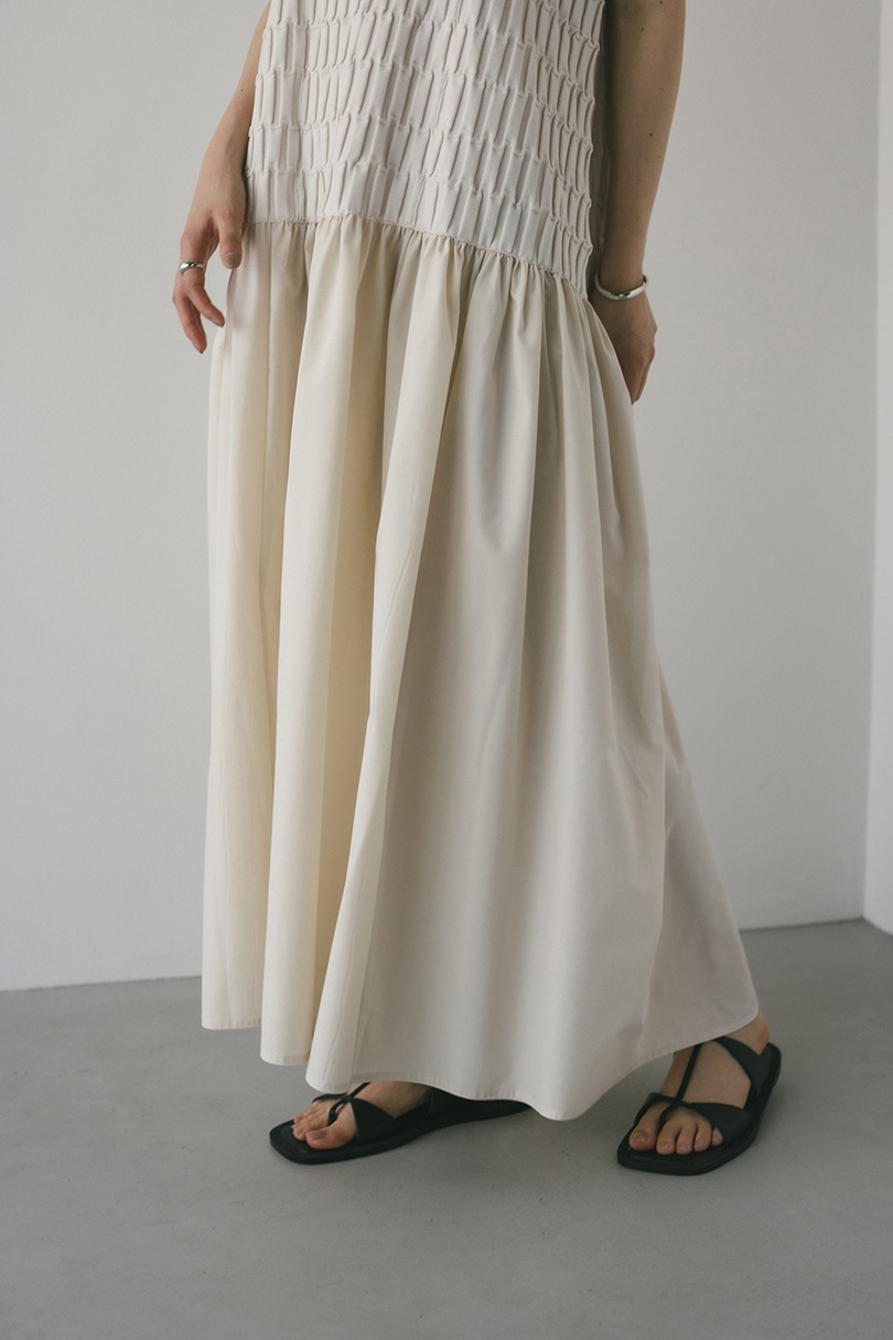 クロシェドッキングティアードワンピース 詳細画像 WHT 9