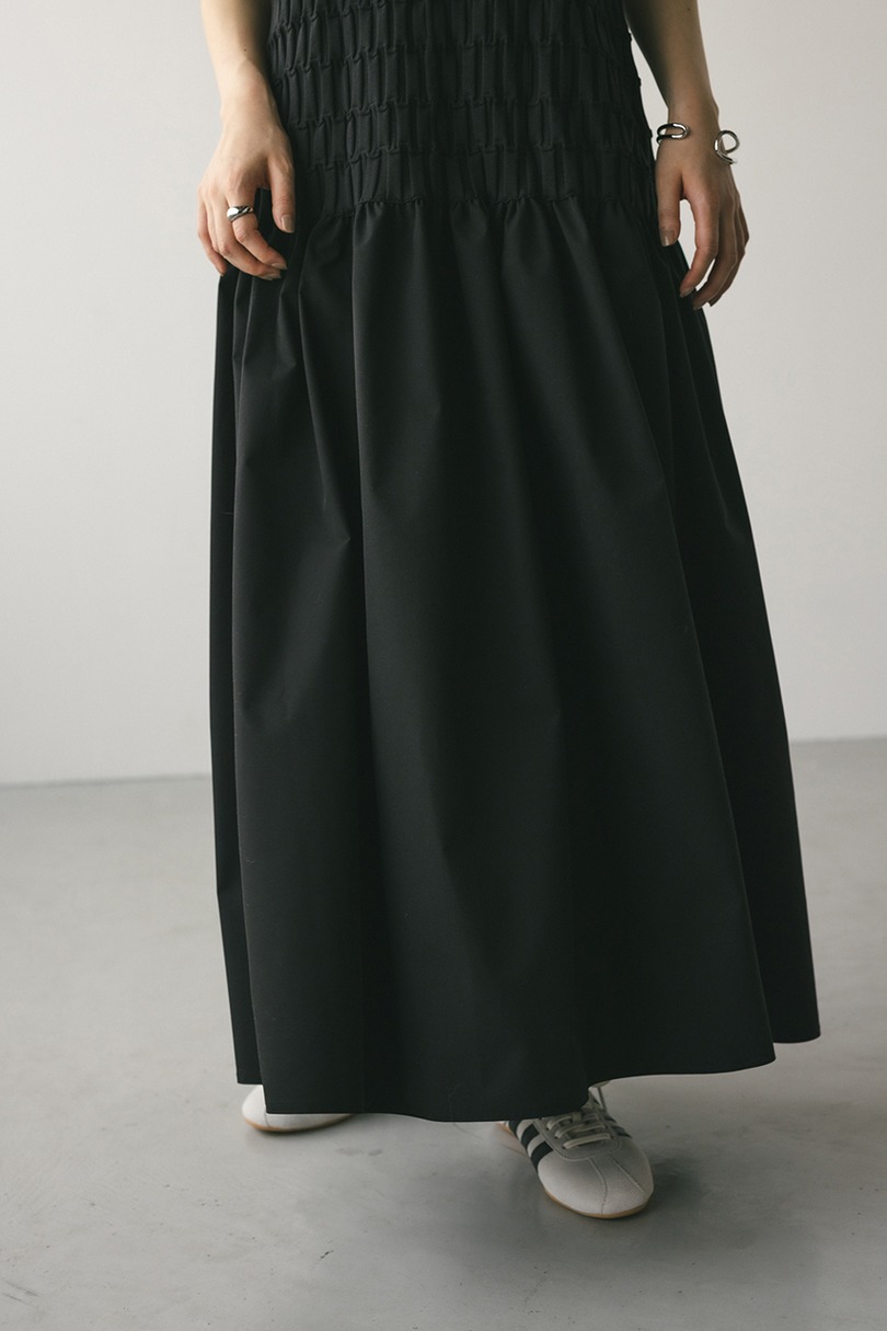 クロシェドッキングティアードワンピース 詳細画像 BLK 10