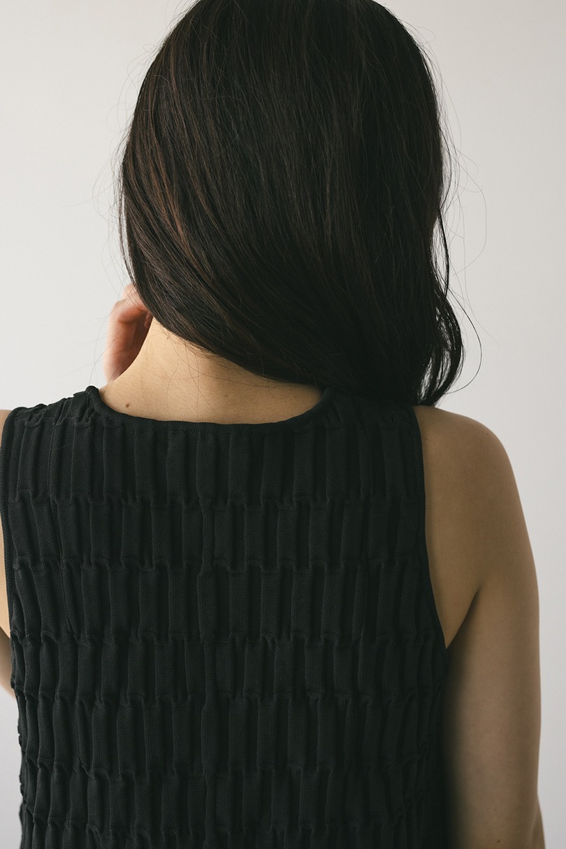 クロシェドッキングティアードワンピース 詳細画像 BLK 12