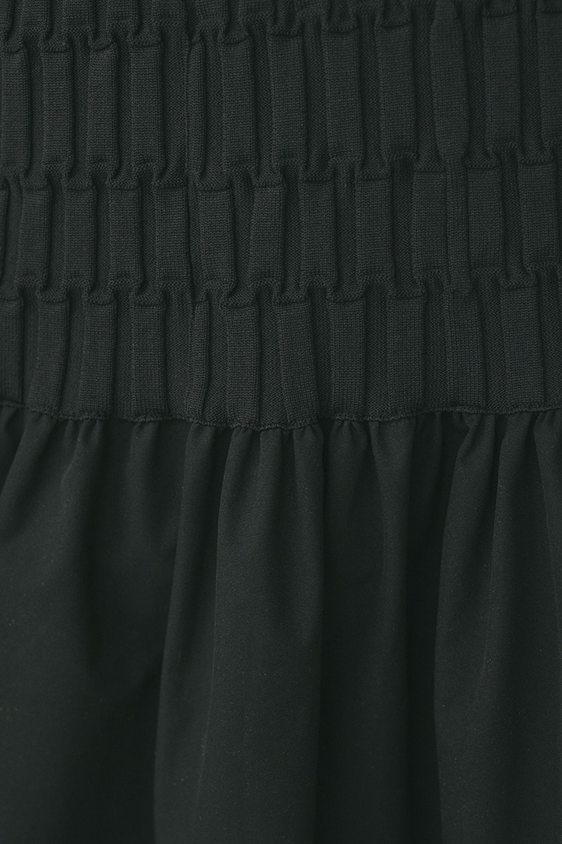 クロシェドッキングティアードワンピース 詳細画像 BLK 13