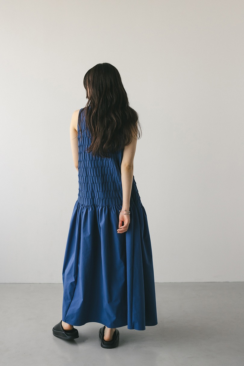 クロシェドッキングティアードワンピース 詳細画像 BLU 7