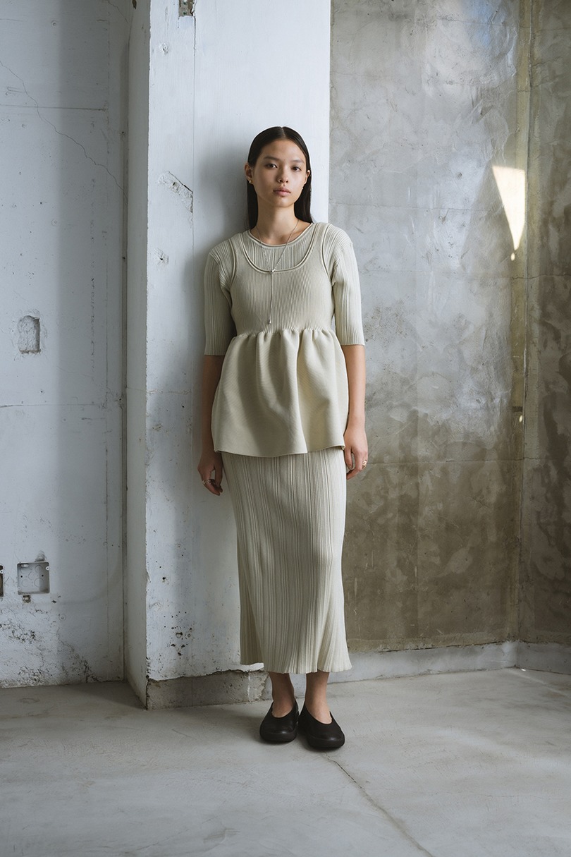 マルチWAYペプラムニットワンピース 詳細画像 IVOY 2