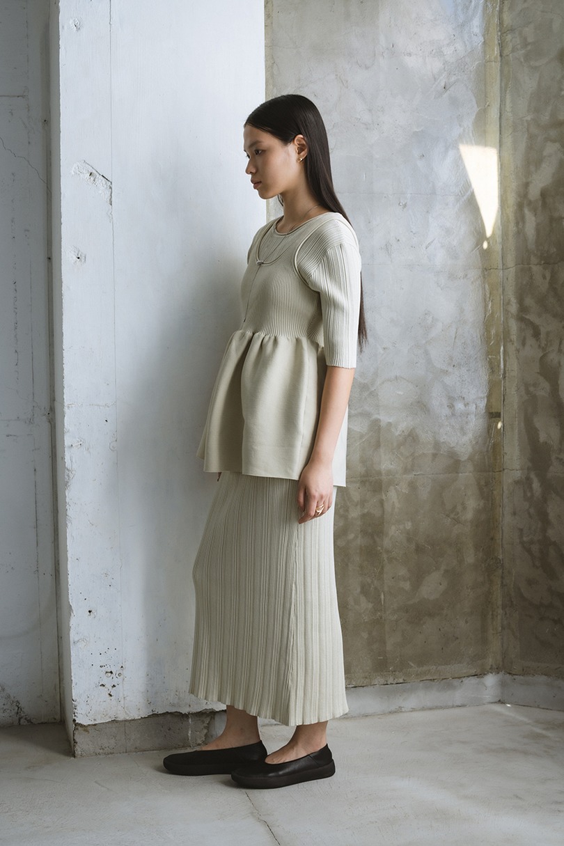 マルチWAYペプラムニットワンピース 詳細画像 IVOY 3