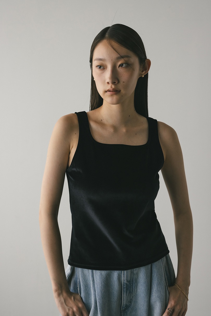 ベロアタンクトップ 詳細画像 BLK 6