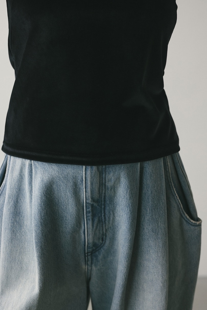 ベロアタンクトップ 詳細画像 BLK 8