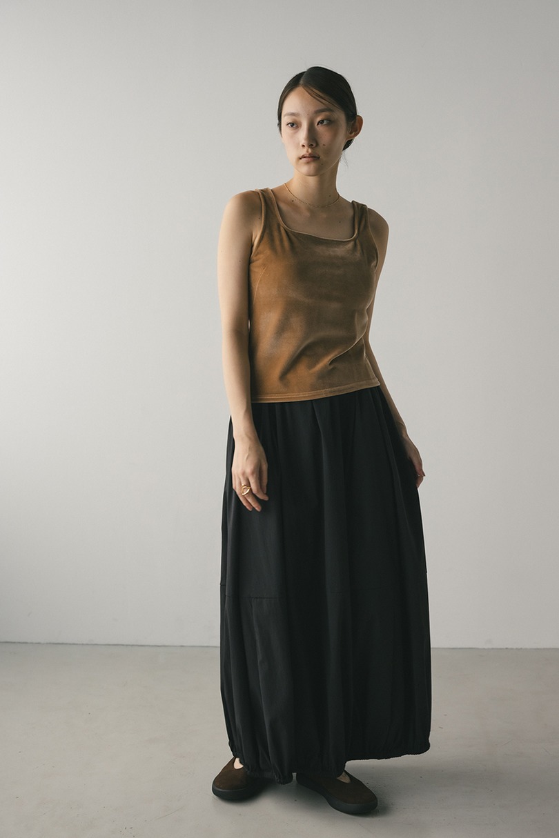 ベロアタンクトップ