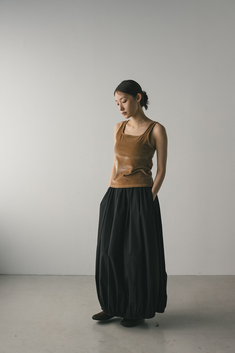 ベロアタンクトップ 詳細画像 BEG 2