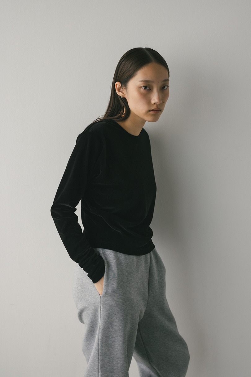 メッシュベロアロンT 詳細画像 BLK 3
