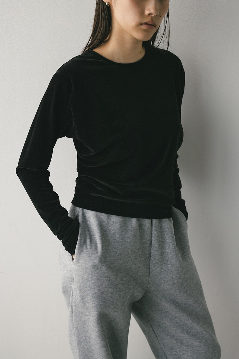 メッシュベロアロンT 詳細画像 BLK 4